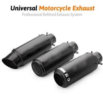 

Universal Motorcycle Exhaust Muffler Pipe escape MOTO DB Killer pitbike for msx bws Pcx 125 GSR 600 750 250cc