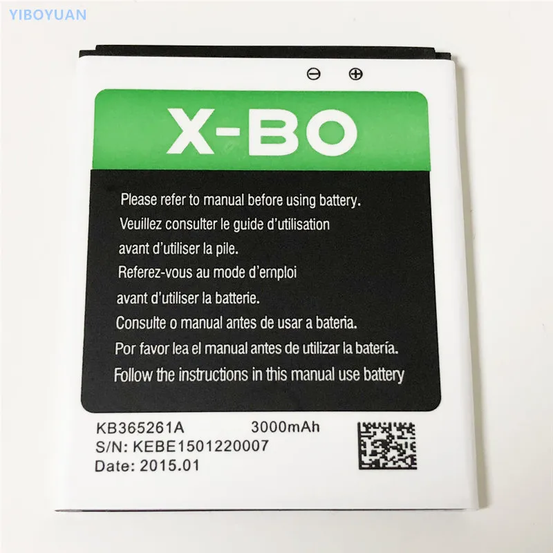 3,7 V 3000 мА/ч, KB365261A для X-BO V3 V3+ V3Plus Батарея+ SS-C1 Зарядное устройство