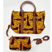 Дашики модные Африканские Восковые сумки наборы Анкара восковая Сумочка африканская восковая Ткань сумка для леди