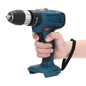 

Wireless Electric Drill 18V Cordless Impact Drill Double Speed Screwdriver 1500RPM for Makita Battery Power Tool LED Work Light