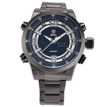 

Basking Shark Sport Watch Brand Fashion Chrono Men Waterproof Digital Military Steel Band Watches Clock Relogio Masculino 2019