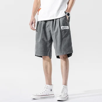 

Mens Compression Shorts 4XL Mens Shorts Summer Shorts Homme Polyester Patchwork Short Pants High Waist Shorts Elastic Waist New