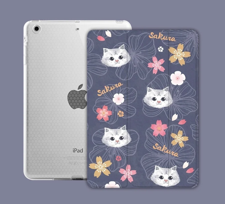 Планшеты Обложка для ipad Mini1 на возраст 2, 3, 4, 5, ipad air 2 3 pro 11 10,5 10,2 дюймов мультфильм чехол для ipad 18 9,7 с карандашница - Цвет: For 2017 18 9.7