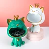 Home Decor 3D Cat Statue Sculpture Table Decoration Miniature Figurine Sundries Storage Box Modern Living Room Desk Decorations ► Photo 2/6