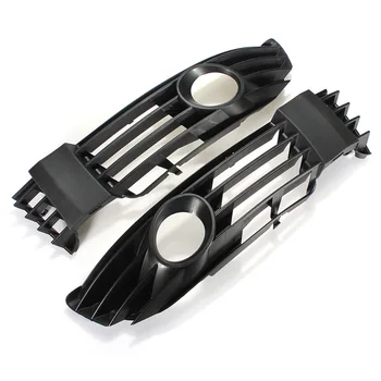 

Pair Front Bumper Fog Light Grille Grill Cover for VW Passat B5.5 2001-2005
