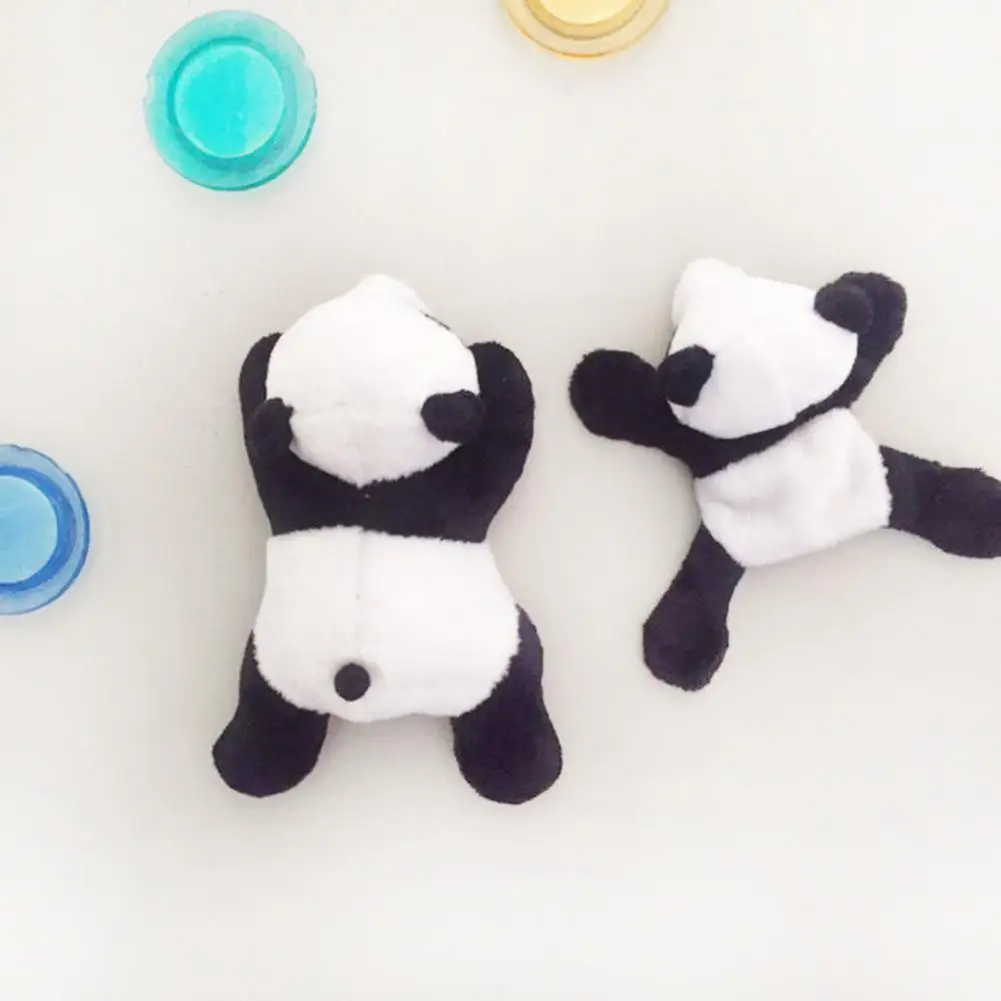 1 шт. милый мягкий плюшевый магнит на холодильник в виде панды наклейка подарок