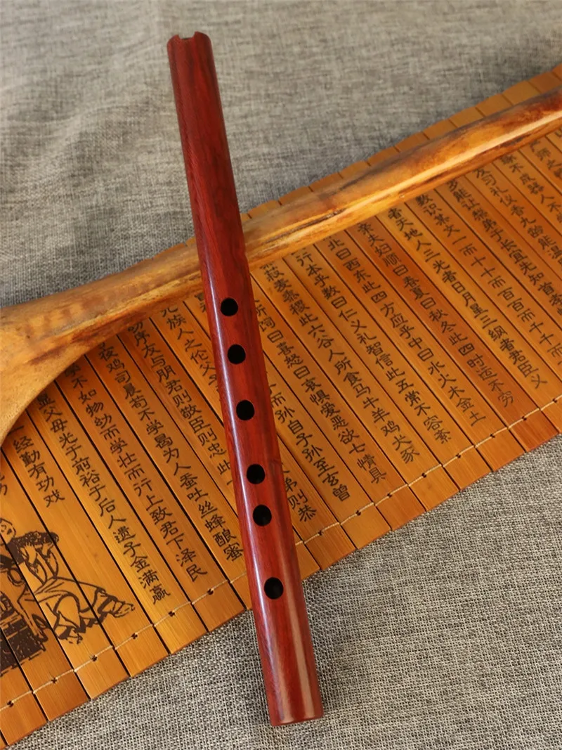 

Mini Xiao Flute 6 Hole Ebony Old Mahogany Short Flute Xiao Musical Instrument C/D Tone