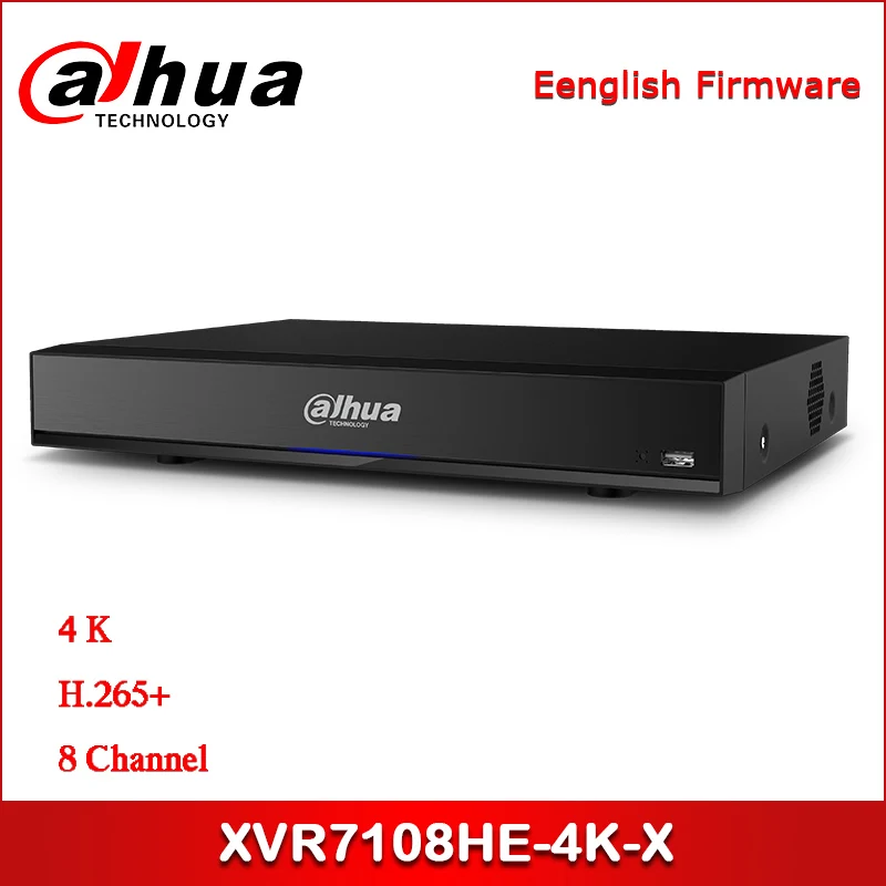 Dahua XVR XVR7108HE 4K X 8 канальный пента брид мини 1U цифровой видеорегистратор IoT & POS