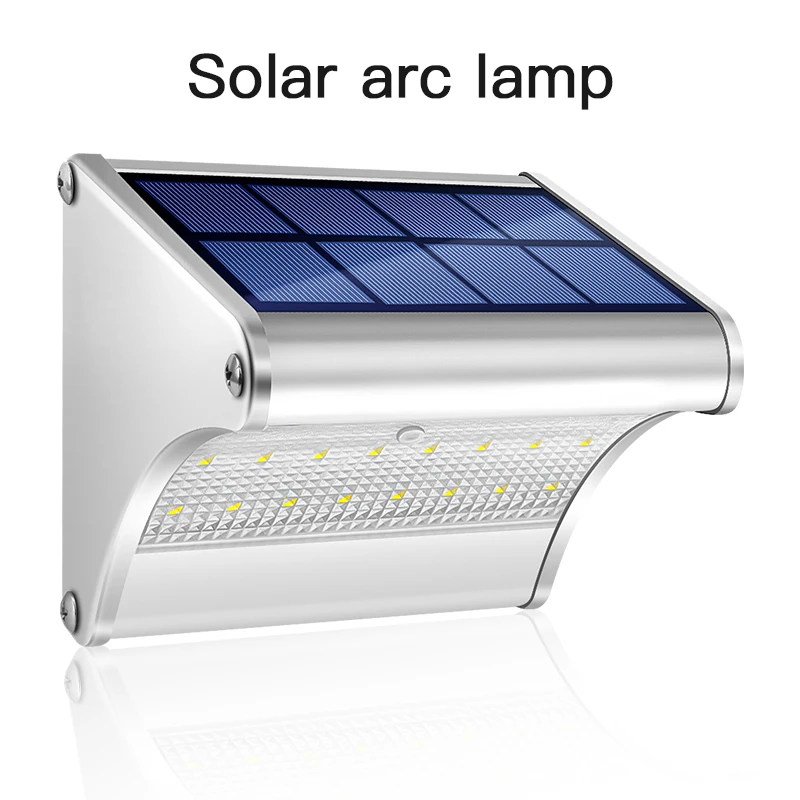 24LED Inghoo солнечный светильник s Outdoo Модернизированный датчик движения светильник s IP65 Водонепроницаемый светодиодный светильник на солнечной батарее для ступенчатой лестницы, двора, сада, гаража - Испускаемый цвет: 24LED