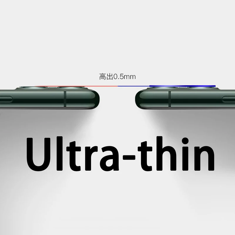 3D Volle Abdeckung Gehärtetem Glas Kamera Objektiv Protector auf die für Apple iphone 11 Pro Max ip