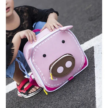 

2020 3D Cartoon Children Canvas Backpacks Kindergarten Schoolbag Animal Kids Backpack Children School Bags Girls Boys Backpacks
