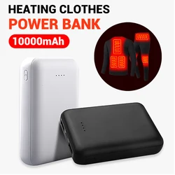 2.1A Fast Charging Power Bank Mobile 10000mAh Portable Phone Charging Powerbank External Battery Warm Palace Belt Heating