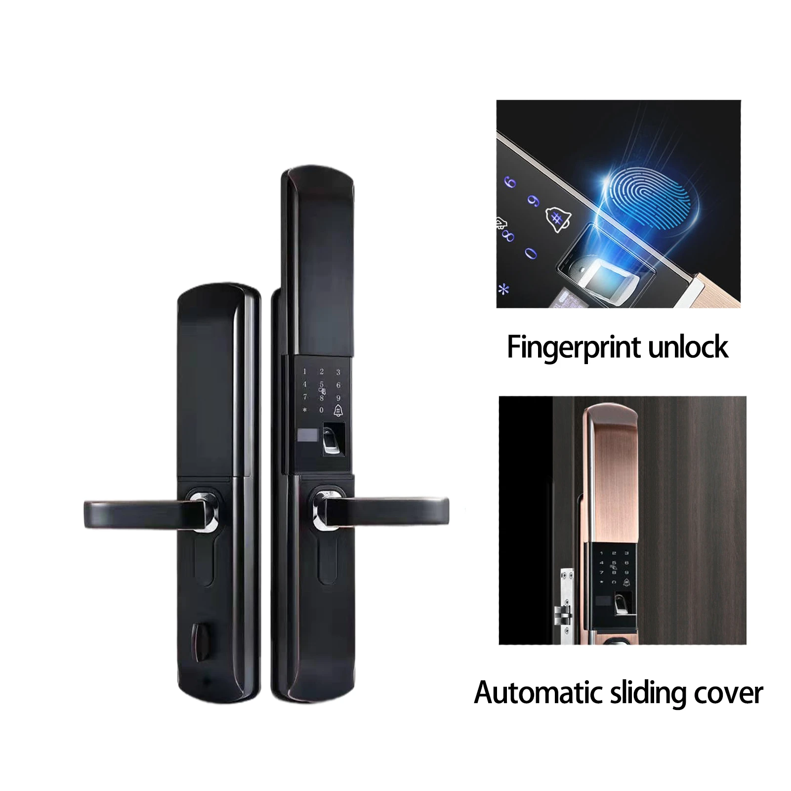 Cerradura de puerta inteligente teclado y pantalla táctil, entrada sin llave para puerta Exterior, código de Compatible casa, oficina, Hotel y apartamento|Cerradura eléctrica| AliExpress