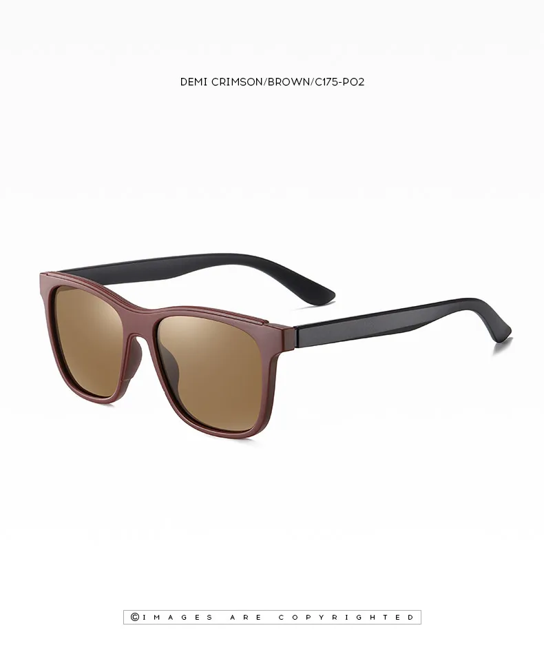 Винтажные Ретро солнцезащитные очки мужские Поляризованные TR90 ультралегкие классические солнцезащитные очки мужские зеркальные очки для вождения UV400 3306