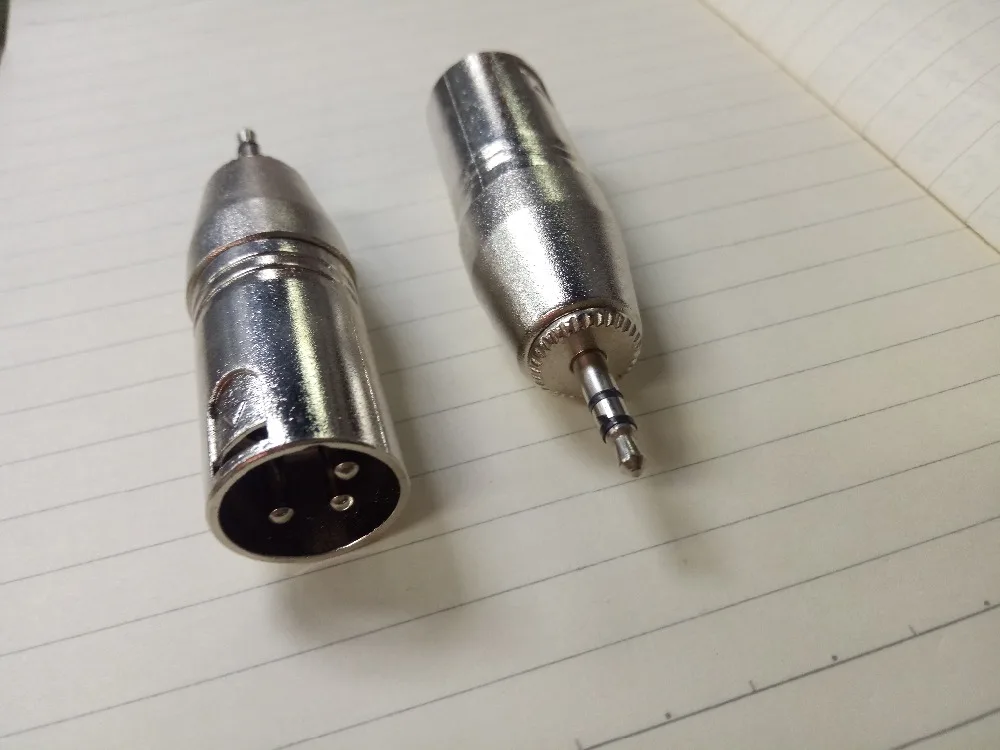 10 шт. 3 pin XLR Соединительный аудио штекер 3,5 мм стерео разъем разъемы