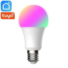 Смарт-светильник Tuya Smart Life, Wifi, лампа E27, светодиодная лампа 9 Вт RGB+ W+ C Dimmerable, работает с Alexa Google Home, мини IFTTT, умный дом