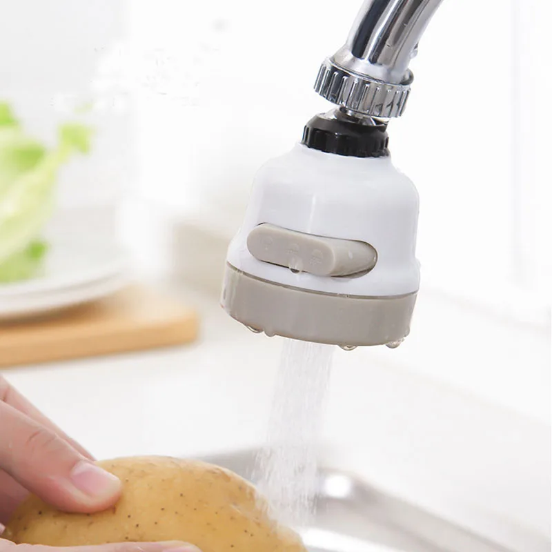 Water Filter New Rotatable Bathroom Kitchen Accessories Water Saver 3 Modes Water Tap Filter Faucet Extender Extenders Booster 3