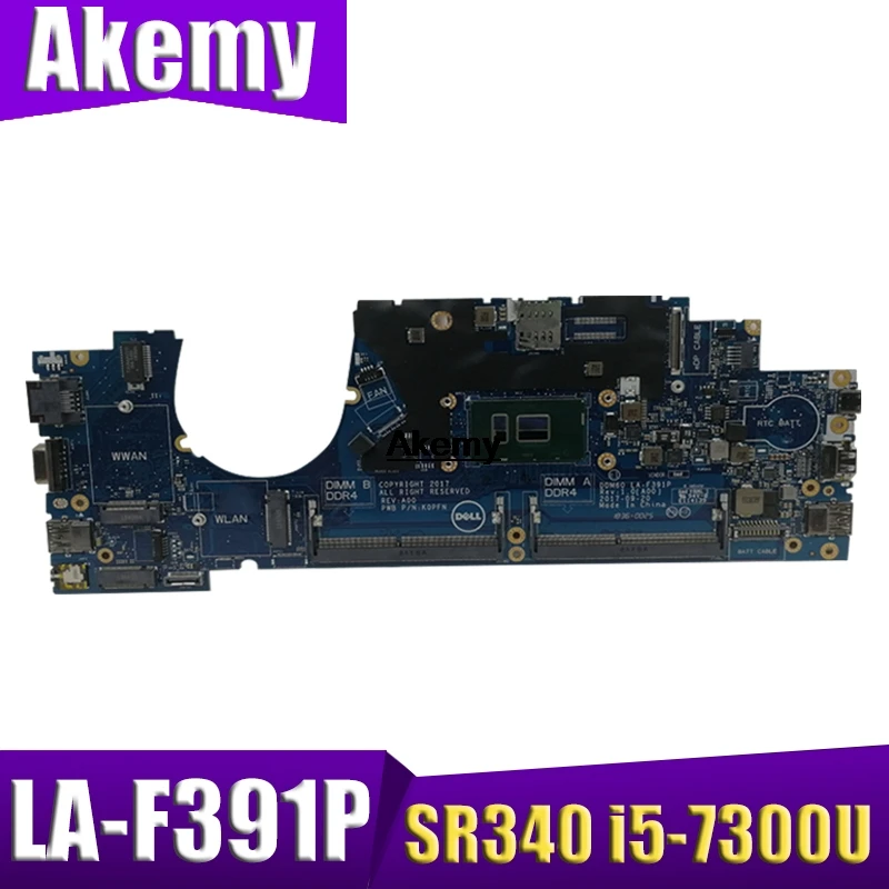 E5290 5290 материнская плата для ноутбука DELL CN-02X71H 02X71H 2X71H LA-F391P Материнская плата ноутбука E5290 5290 P27S материнская плата i5-7300U тест проведен