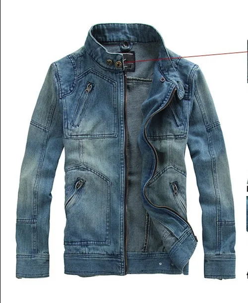 

Spring And Autumn New Style Men's Large Size Denim Jacket Korean-style Slim Fit Hooded Cowboy Coat MEN'S Denim Coat