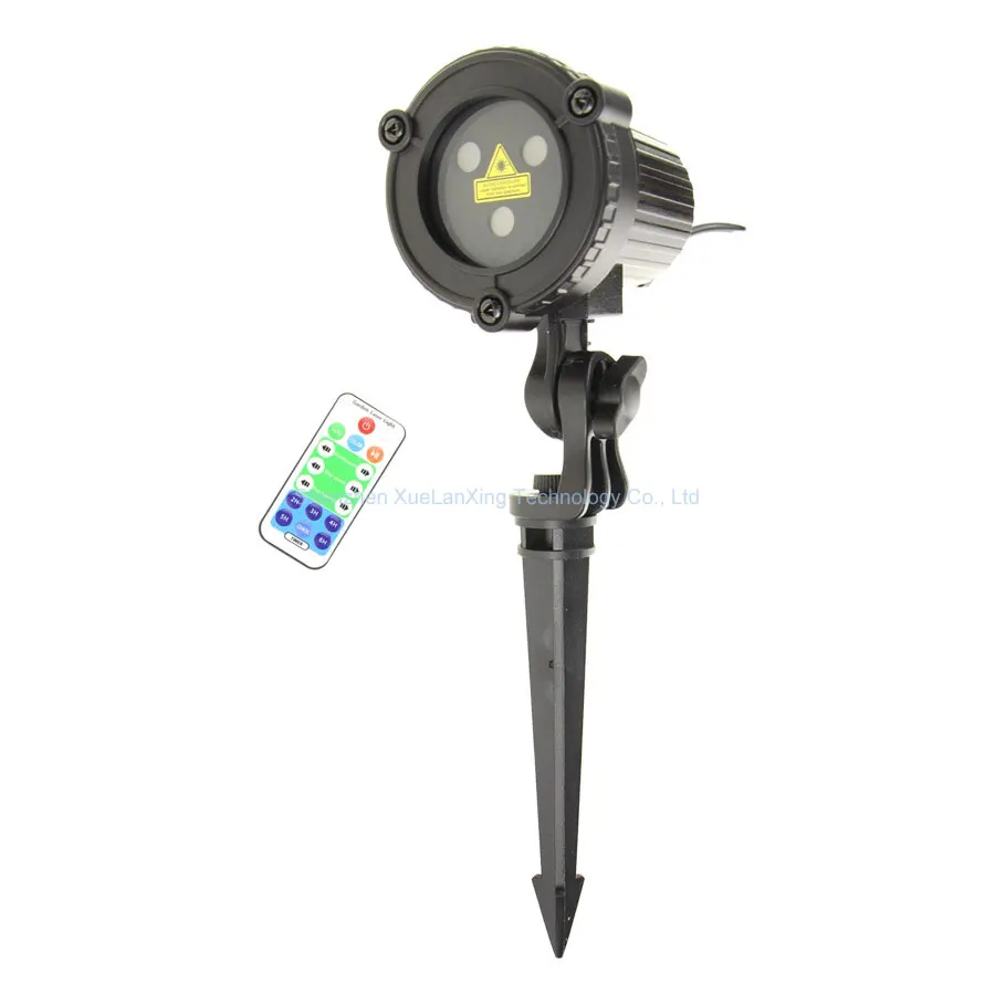 ESHINY Outdoor IP65 RGB Laser Garden Landscape Light Moving 72 Patterns Projector Remote Xmas Party House Wall Tree B210N6 6