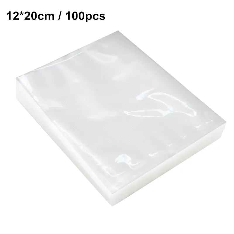 12x20cm 100pcs Tintonlife 100 шт./лот вакуумные пакеты для пищевых продуктов, вакуумная упаковочная машина, мешок для хранения продуктов с пищевым материалом - Цвет: 12x20cm 100pcs