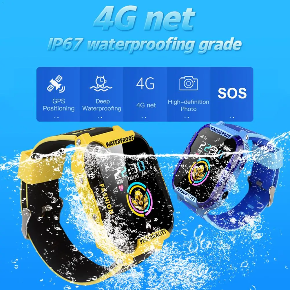 T19 детская Водонепроницаемый Смарт-часы gps WI-FI LBS отслеживание местоположения HD 4G Видеозвонок