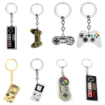 

Game Controller Keychain Backpack Keyholder Women Men Key Rings Creative Trinket Jewelry Key Chain llavero