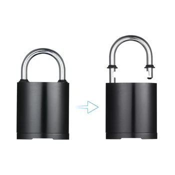 

Smart Fingerprint Lock Waterproof Keyless Padlock Fingerprint Unlock Mini Anti Theft USB Padlocks Door Lock for Cabinet Luggage