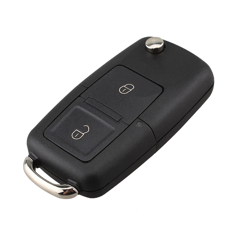 2 кнопки флип дистанционного ключа Fob чехол 434 МГц ID48 чип для VW Beetle Bora Golf Passat Transporter
