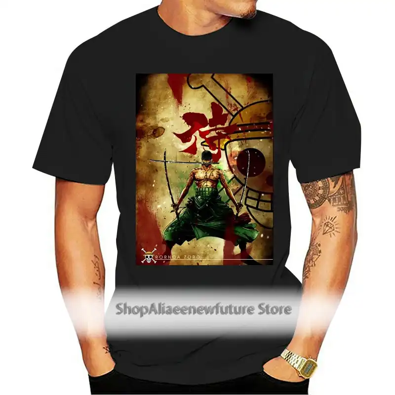 新しい男快適なシャツロロノア ゾロワンピースシャツtシャツ綿tシャツ Tシャツ Aliexpress