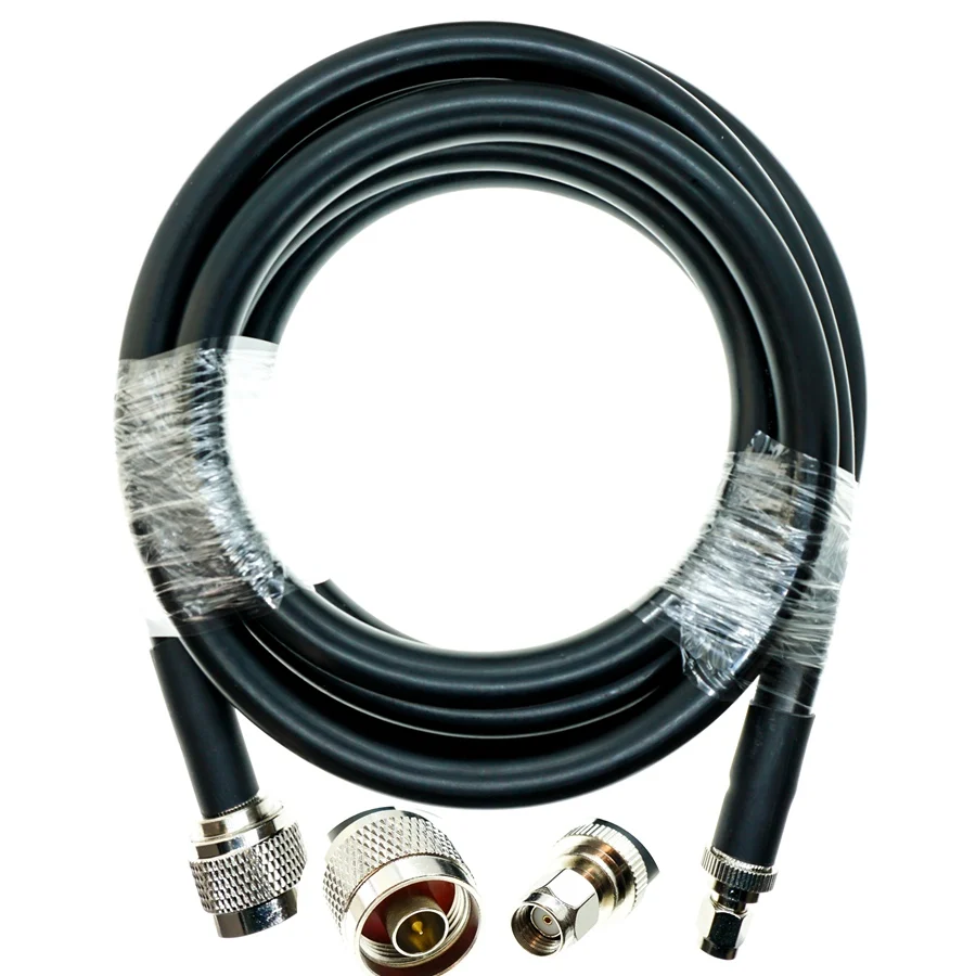 

LMR400 Cable RPSMA Male RP-SMA To N Male 4G LTE Cellular Amplifier Signal Booster VHF CB HAM RF Coax Extension Jumper Pigtail N