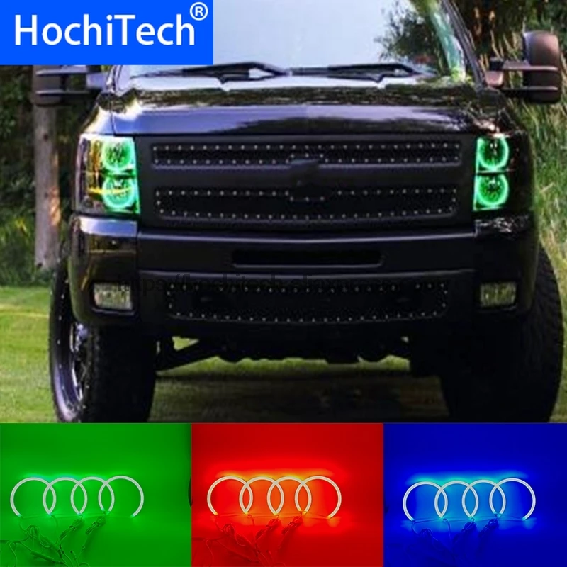 HochiTech 5050 SMD хлопок Multi-Цвет RGB комплект светодиодов глаза ангела с Дистанционный