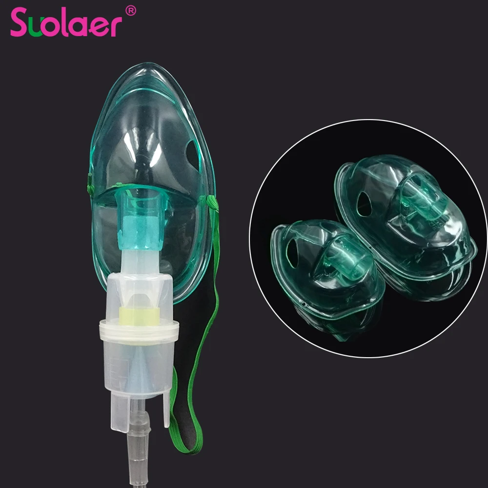 

Medical Home Adult Child Aerosol Masks Nebulizer Compressor Sprayer Cup Mouthpieces Nosepieces Catheter Inhaler Set Accessories