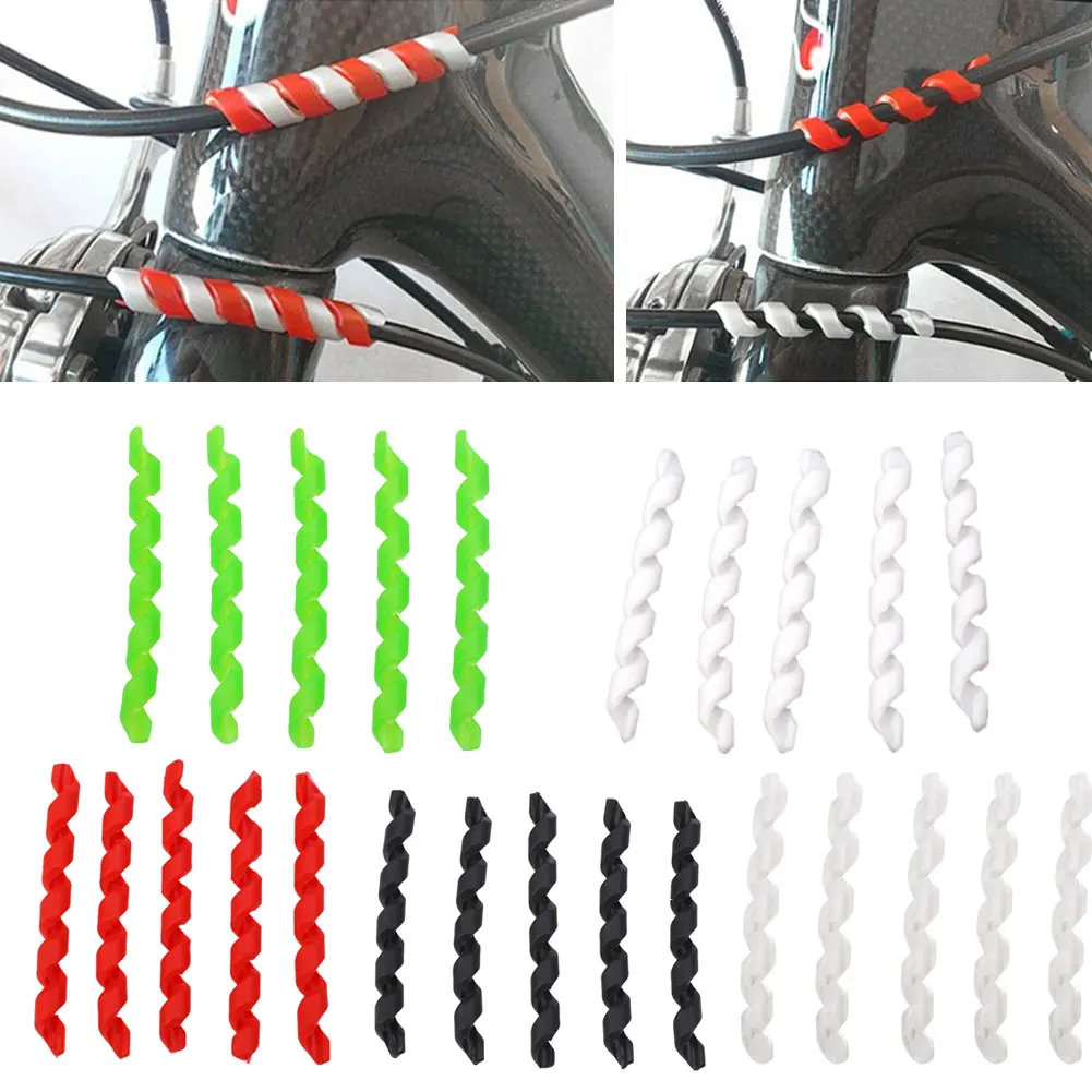 

15pcs Bicycle Brake Cable Protectors Chain Stay Brake Line Tube Protection Sleeve Bicycle Bike Frame Bicycle Accessories