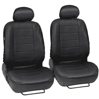 

4pcs Car Universal Pu Leather Seat Cover Cushion Wear Protector Seat Cover