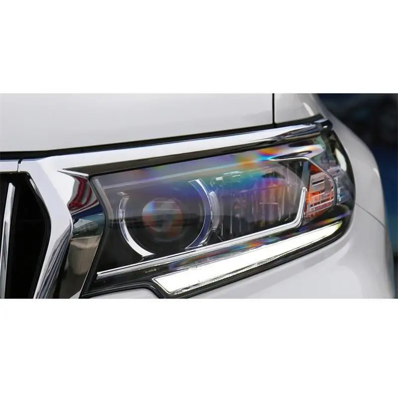 Сигнал поворота автомобиля Drl Automovil бег Luces Para Авто Светодиодные Автомобильные фары передние противотуманные фары 18 для Toyota Prado