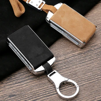 

High Quality Suede Leather Car Key Case Cover Shell For Volvo XC40 XC60 S90 XC90 V90 2017 2018 T5 T6 2015 2016 T8 2016 2017 2018