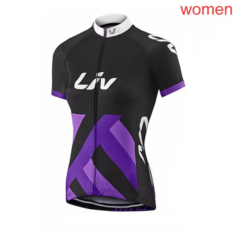LIV team MTB велосипед женский Велоспорт Джерси Наборы pro короткий велосипед дышащий Майо Одежда Велоспорт 121804 - Цвет: short sleeve