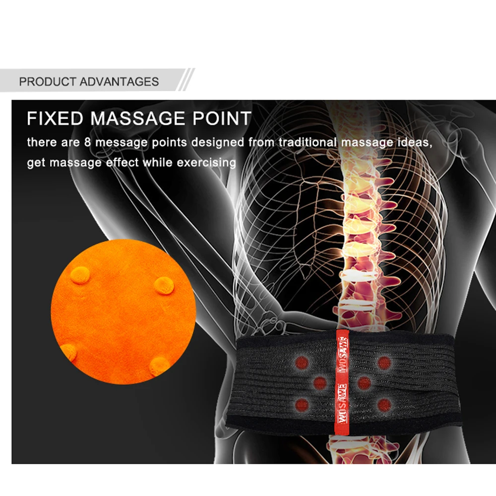 WOSAWE пояс для поддержки талии поддержка спины мотоцикла двойная регулировка