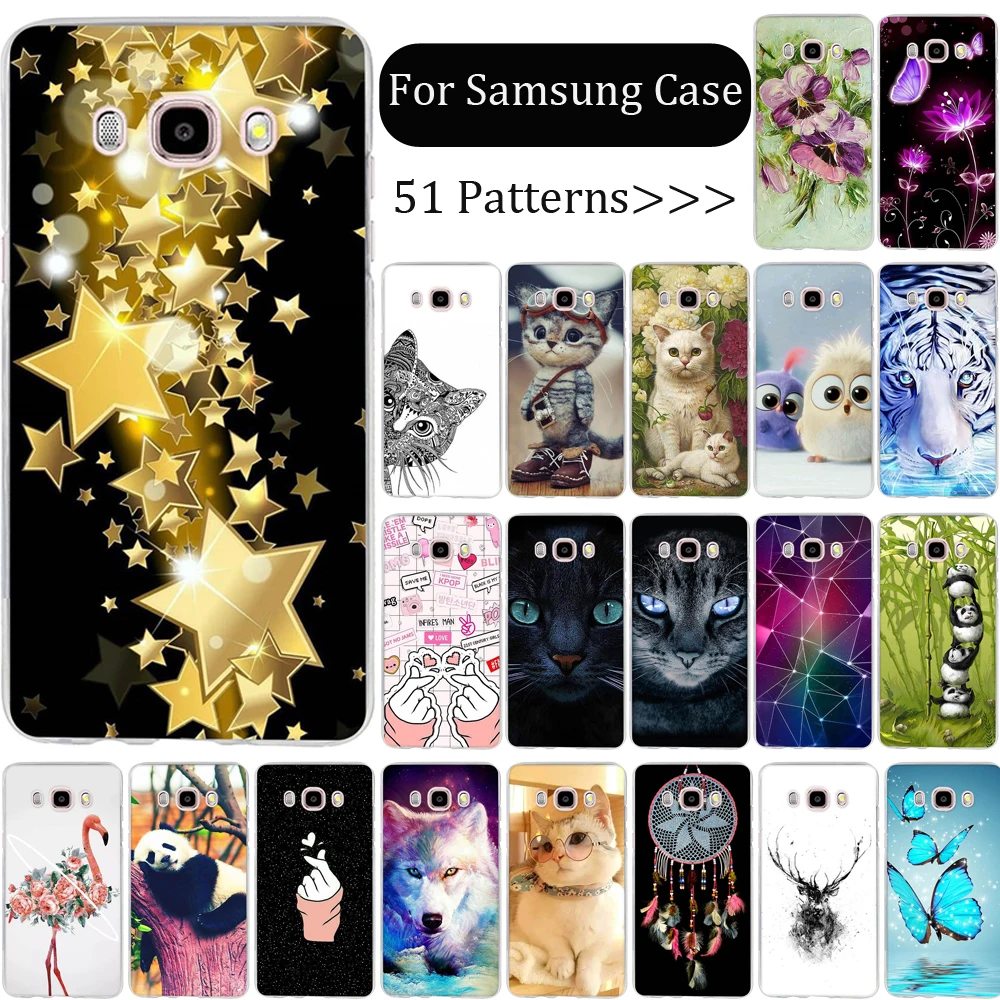 Soft TPU Case For Samsung Galaxy J3 J5 2016 J2 Core Case Silicone Painting Cartoon Back Cover For Samsung Galaxy J5 J3 2017 Case