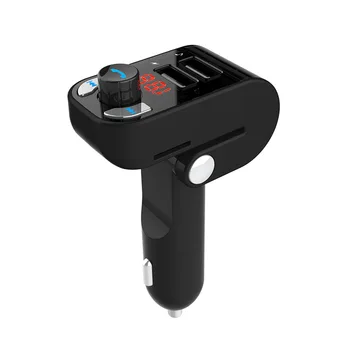 

Cross Border Vehicle-mounted FM Emitter MP3 Player Wireless Hands-Free Calls Bluetooth Car Charger Cigarette Lighter HK205