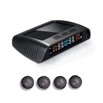 

Car Tire Pressure Monitoring System Solar Power Wireless Smart TPMS Real-time Displays TD326