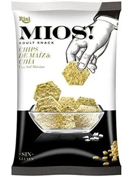 

MIOS chips de maz y cha con sal marina bolsa 150 gr