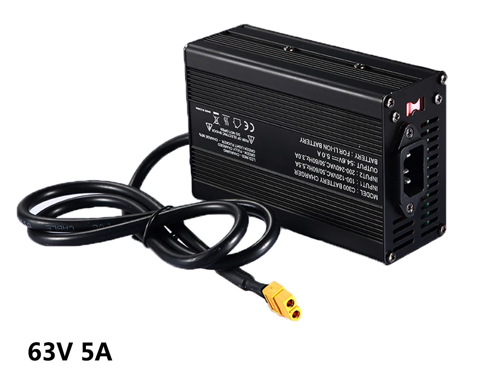 15S 55V 30Ah перезаряжаемая литиевая батарея для LG 18650 ячейка 55V 2000W батарея для электровелосипеда с 63V 5A зарядное устройство встроенный 50A BMS