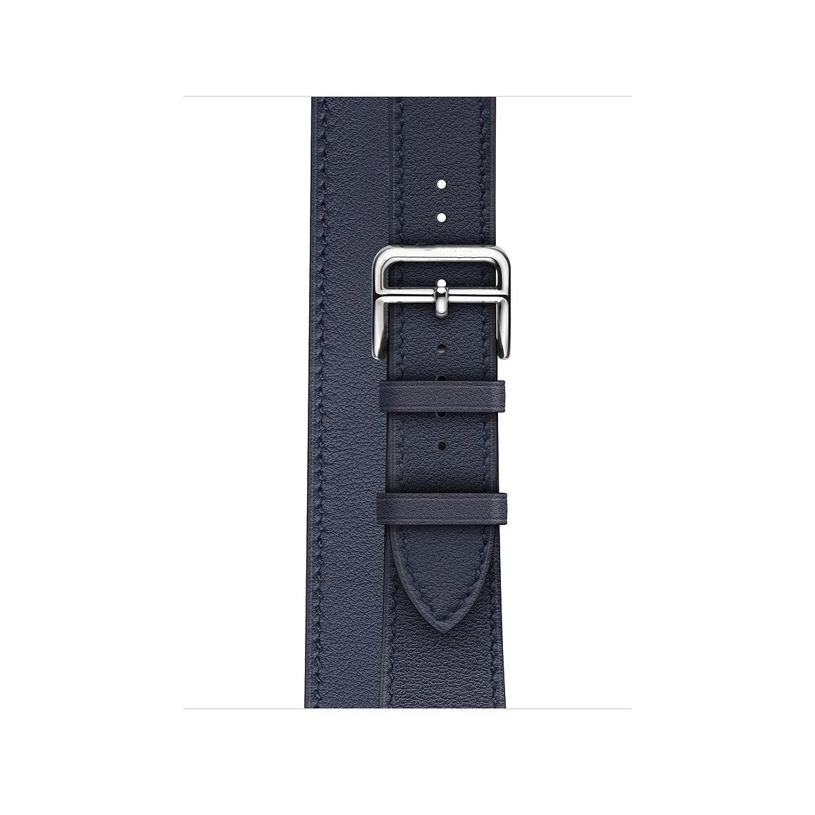 indigo blue Цветной двойной тур из натуральной кожи петлевой для Apple Watch Band 42 мм 38 мм 40 мм 44 мм экстра-длинный ремешок для iWatch 4 3 2 1 - Цвет ремешка: indigo blue