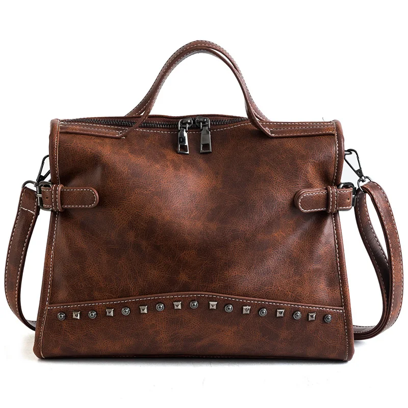 Ретро сумка в гонконгском стиле женская новая модная большая Корейская версия