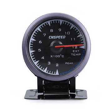 

Car Exhaust Temp Gauge 12V 7 Colors Backlit Automotive Exhaust Temperature Meter 2.5" 60mm