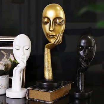 

Fashion Personality Home decor Office Study Face Decoration Creative Resin Abstract Art Decoration Fine Workmanship accessories