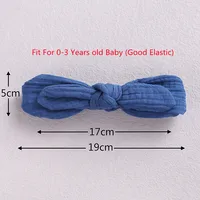 Rabbit Ears Baby Girl Headband Elastic Girl Hairband Newborn Baby Bow Headbands Bowknot Hair Accessories 2