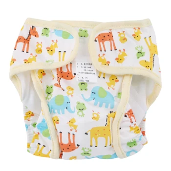 

1 Set New Cartoon Washable Cloth Diaper Cover Waterproof Baby Diapers Newborn Boys Girls Reusable Cotton Diapers Washable